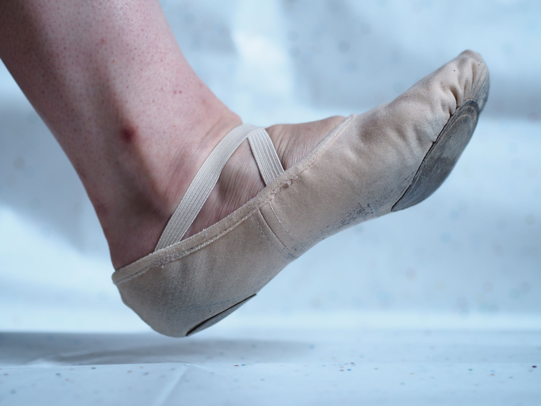 Angelo Luzio 366L Split Sole Beige Jazz Shoes